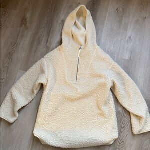 H&M Sherpa Half-Zip Hoodie
